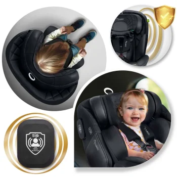 Autosjedalica Nukido Aero Line 0–36 Kg, Crna, Isofix 7