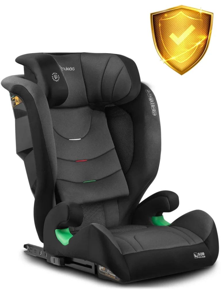 Autosjedalica Nukido Louis Soft 15–36 Kg, Crno/siva, Isofix 15