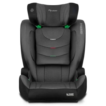 Autosjedalica Nukido Louis Soft 15–36 Kg, Crno/siva, Isofix 2