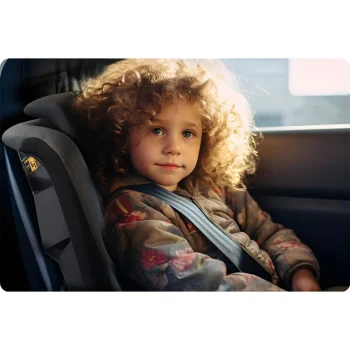 Autosjedalica Nukido Louis Soft 15–36 Kg, Crno/siva, Isofix 9