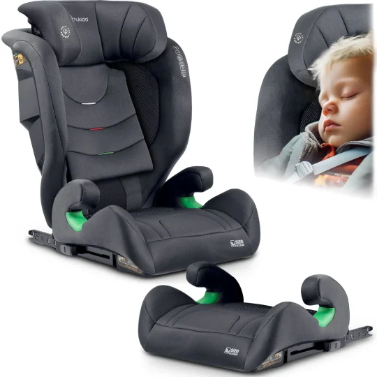 Autosjedalica Nukido Louis Soft 15–36 Kg, Siva, Isofix 1