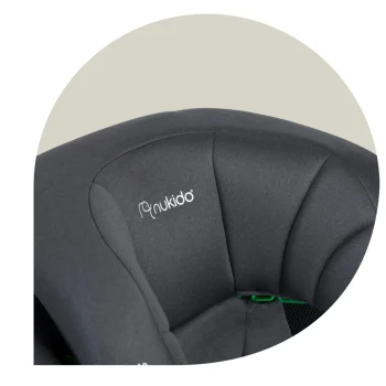 Autosjedalica Nukido Louis Soft 15–36 Kg, Siva, Isofix 10
