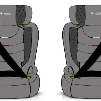 Autosjedalica Nukido Louis Soft 15–36 Kg, Siva, Isofix 12