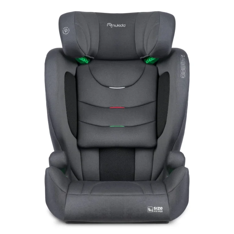 Autosjedalica Nukido Louis Soft 15–36 Kg, Siva, Isofix 3