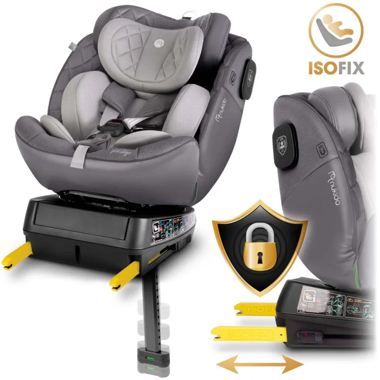 Autosjedalica Nukido Prestige Line 0–36 Kg, Siva, Isofix 13