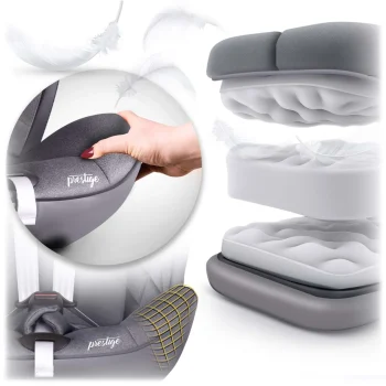Autosjedalica Nukido Prestige Line 0–36 Kg, Siva, Isofix 5