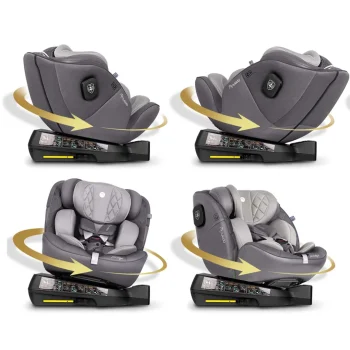 Autosjedalica Nukido Prestige Line 0–36 Kg, Siva, Isofix 6