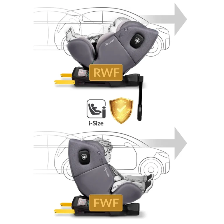 Autosjedalica Nukido Prestige Line 0–36 Kg, Siva, Isofix 7