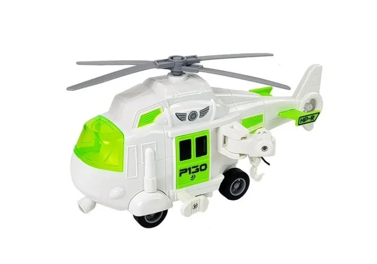 Autotransporter Na Baterije 1:16 S Helikopterom 4