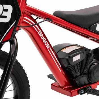 Baigor 23 Pro Crveni Motocikl, Crvena Motor Na Akumulator 15