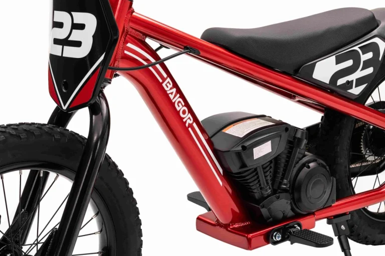 Baigor 23 Pro Crveni Motocikl, Crvena Motor Na Akumulator 15