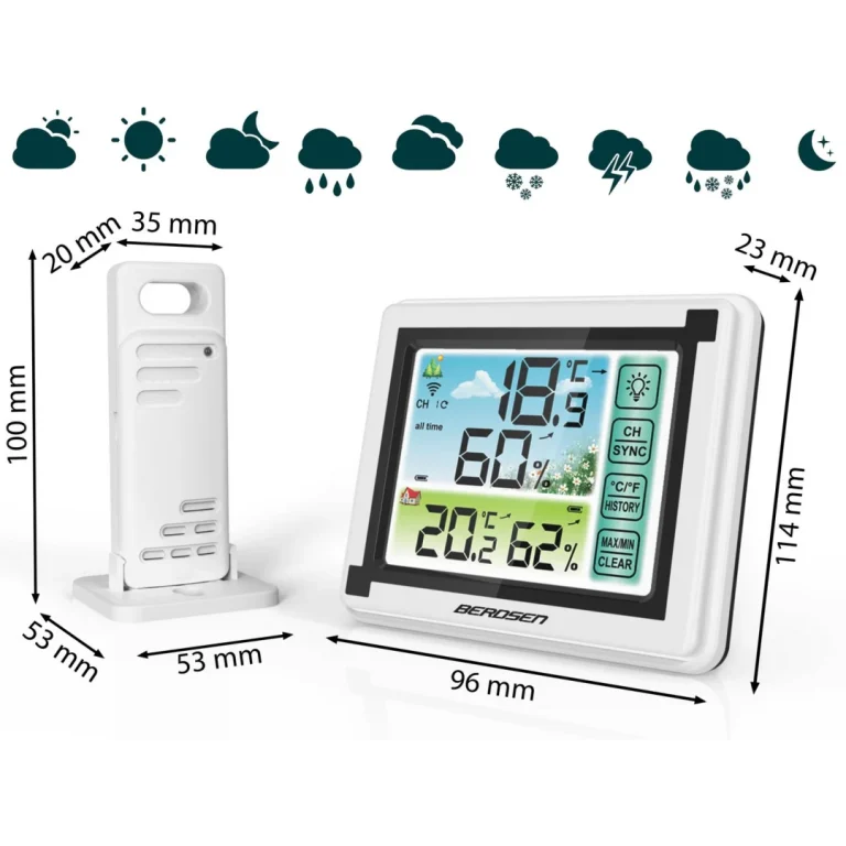 Bd 900 Bijela Meteorološka Stanica S Zaslonom 6