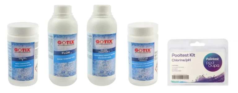 Bestway 5 U 1 Set Kemikalija Za čišćenje Bazena + Chlortix T + Floktix + Algae Fighter I + Minus Ph 1