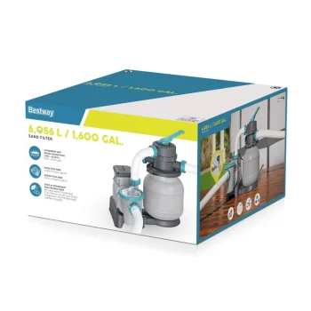 Bestway 5678 L/h Pumpa Za Pješčani Filter Za Bazene + Priključci + Crijeva 14
