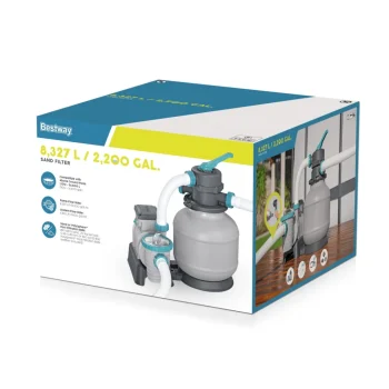 Bestway 8327 L/h Pumpa Za Pješčani Filter Za Bazene + Priključci + Crijeva 13