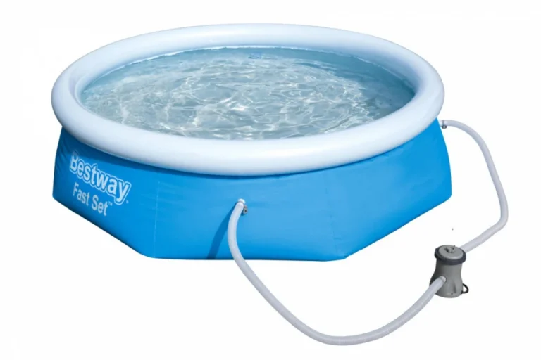 Bestway 8ft Ekspanzijski Bazen 244x66cm + Pumpa + Filter + Krpa Za Popravak 2