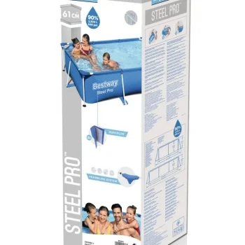 Bestway Deluxe Jr Bazen S Okvirom Od čelika Za Vrt 259x170x61cm 7