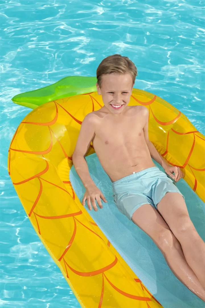 Bestway Dječji Madrac Pineapple S Mrežastim Dnom + Set Za Popravak 6