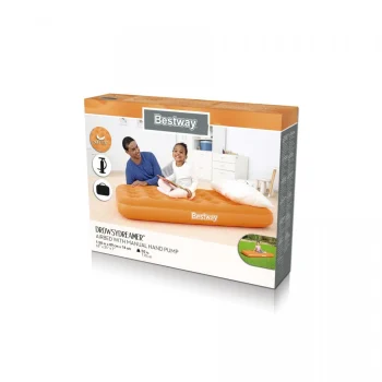 Bestway Drowsydreamer Napuhani Madrac Narančasti 158×89×18 Cm 9