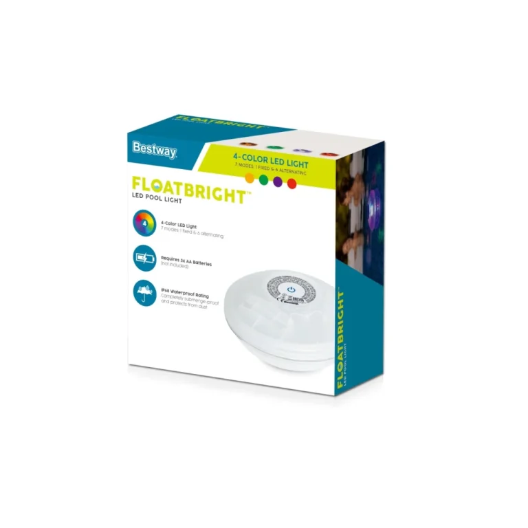 Bestway Led Svjetiljka Za Bazen, Crvena 8