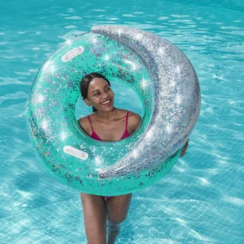 Bestway Zvjezdani Glitter Prsten Za Plivanje 117 Cm Vinil + 2 Ručke 4