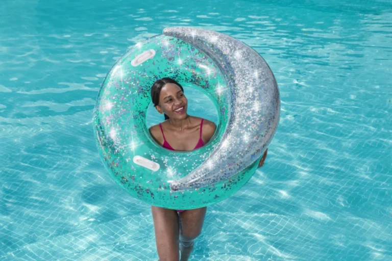 Bestway Zvjezdani Glitter Prsten Za Plivanje 117 Cm Vinil + 2 Ručke 4