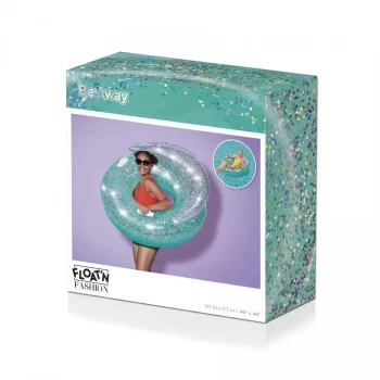 Bestway Zvjezdani Glitter Prsten Za Plivanje 117 Cm Vinil + 2 Ručke 9