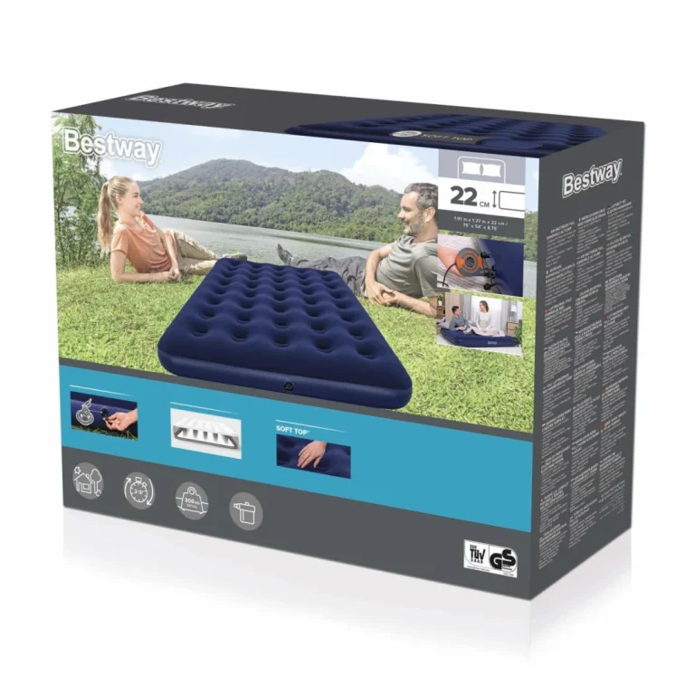 Bestway Baršunasti Madrac Full 191 × 137 × 22 Cm 7