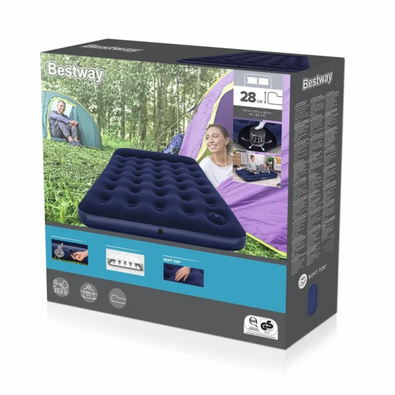 Bestway Napuhani Madrac S Nožnom Pumpom 191×137×28 Cm 9