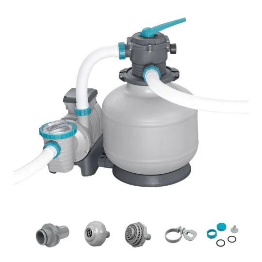 Bestway Pumpa Za Pješčani Filter Za Bazene 11355 L + Priključci + Crijeva 1