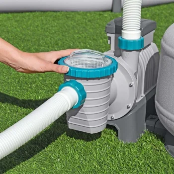Bestway Pumpa Za Pješčani Filter Za Bazene 11355 L + Priključci + Crijeva 11
