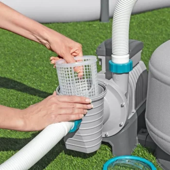 Bestway Pumpa Za Pješčani Filter Za Bazene 11355 L + Priključci + Crijeva 12
