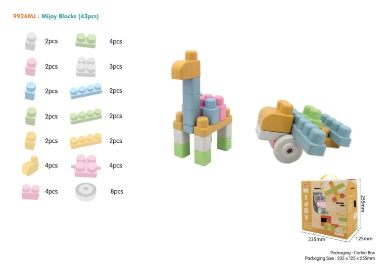 Bio Kocke 43 Dijela Pastelne 18 Mjeseci+ 5