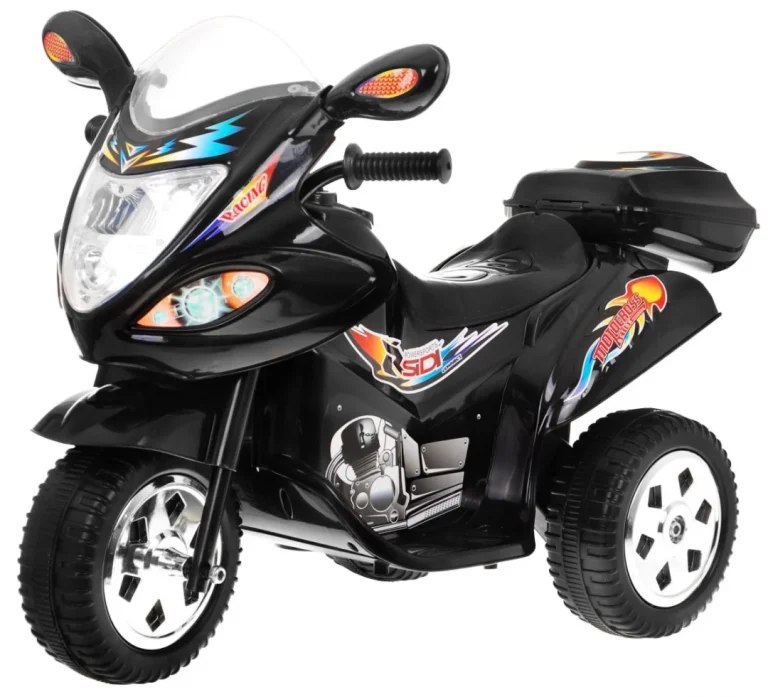 Bjx 088 Električni Tricikl Za Najmlađe Crni + Zvuci + Svjetla, Crna Motor Na Akumulator 1