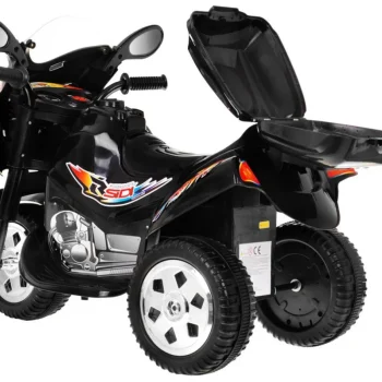 Bjx 088 Električni Tricikl Za Najmlađe Crni + Zvuci + Svjetla, Crna Motor Na Akumulator 2