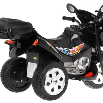 Bjx 088 Električni Tricikl Za Najmlađe Crni + Zvuci + Svjetla, Crna Motor Na Akumulator 3