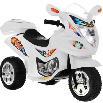 Bjx 088 Električni Tricikl Za Najmlađu Djecu Bijeli + Zvuci + Svjetla, Bijela Motor Na Akumulator 2
