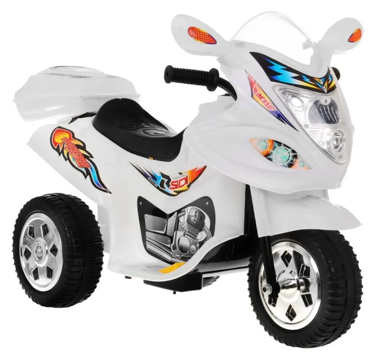 Bjx 088 Električni Tricikl Za Najmlađu Djecu Bijeli + Zvuci + Svjetla, Bijela Motor Na Akumulator 2