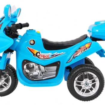 Bjx 088 Električni Tricikl Za Najmlađu Djecu Plavi + Zvuci + Svjetla, Plava Motor Na Akumulator 4