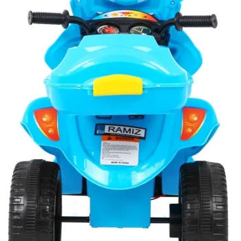 Bjx 088 Električni Tricikl Za Najmlađu Djecu Plavi + Zvuci + Svjetla, Plava Motor Na Akumulator 6