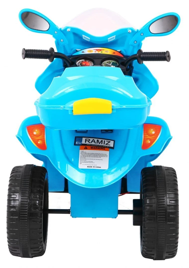 Bjx 088 Električni Tricikl Za Najmlađu Djecu Plavi + Zvuci + Svjetla, Plava Motor Na Akumulator 6