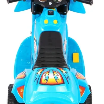 Bjx 088 Električni Tricikl Za Najmlađu Djecu Plavi + Zvuci + Svjetla, Plava Motor Na Akumulator 7