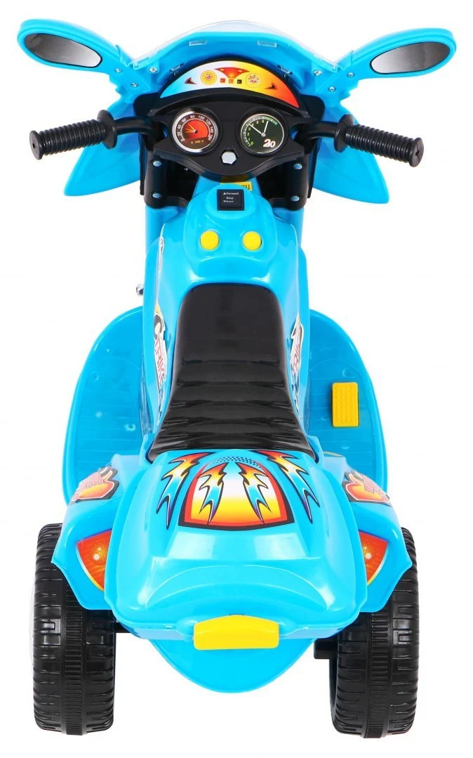Bjx 088 Električni Tricikl Za Najmlađu Djecu Plavi + Zvuci + Svjetla, Plava Motor Na Akumulator 7