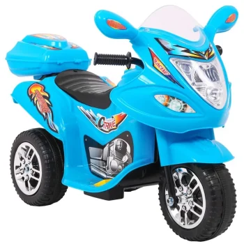 Bjx 088 Električni Tricikl Za Najmlađu Djecu Plavi + Zvuci + Svjetla, Plava Motor Na Akumulator 8