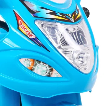 Bjx 088 Električni Tricikl Za Najmlađu Djecu Plavi + Zvuci + Svjetla, Plava Motor Na Akumulator 9