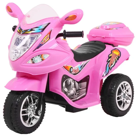 Bjx 088 Električni Tricikl Za Najmlađu Djecu Roza + Zvuci + Svjetla Motor Na Akumulator 1