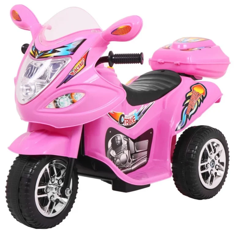 Bjx 088 Električni Tricikl Za Najmlađu Djecu Roza + Zvuci + Svjetla Motor Na Akumulator 1