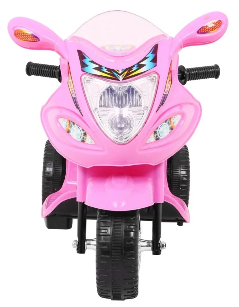 Bjx 088 Električni Tricikl Za Najmlađu Djecu Roza + Zvuci + Svjetla Motor Na Akumulator 3