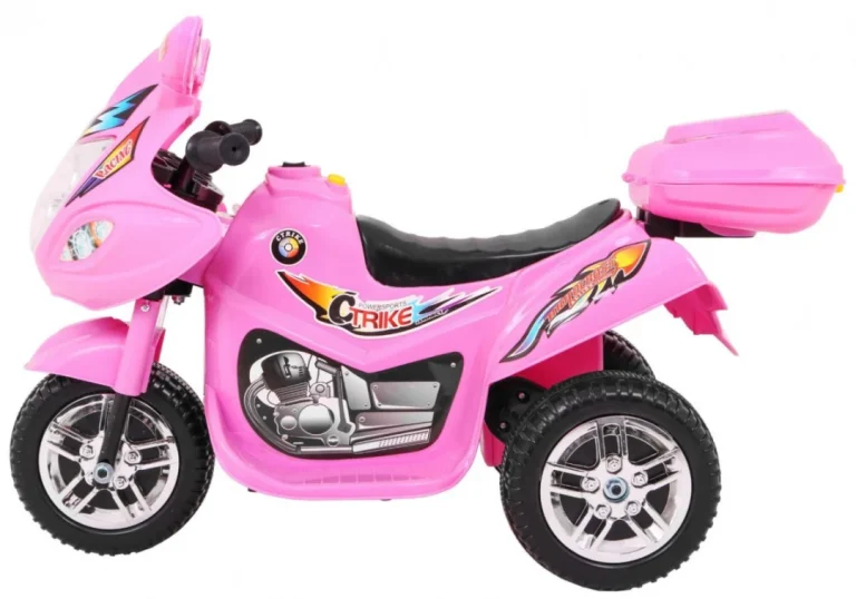 Bjx 088 Električni Tricikl Za Najmlađu Djecu Roza + Zvuci + Svjetla Motor Na Akumulator 4