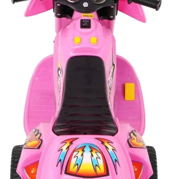 Bjx 088 Električni Tricikl Za Najmlađu Djecu Roza + Zvuci + Svjetla Motor Na Akumulator 6